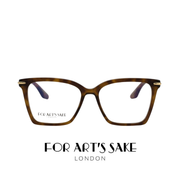 FOR ART'S SAKE Eyewear - AZURE - SQUARE - BROWN