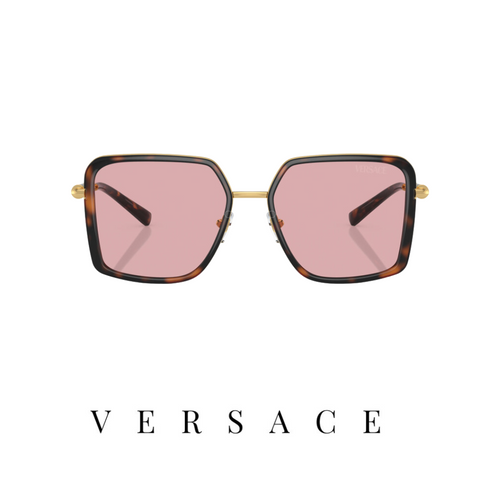 Versace - Square - Transparent Brown/Brown Gradient