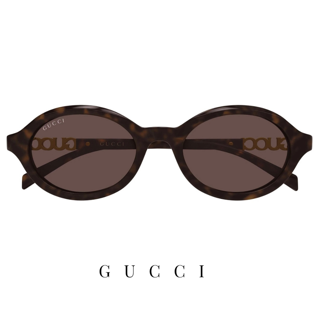 Gucci - Oval / Encircled - Havana