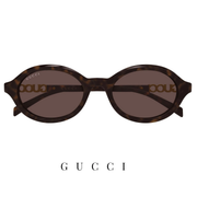 Gucci - Oval / Encircled - Havana