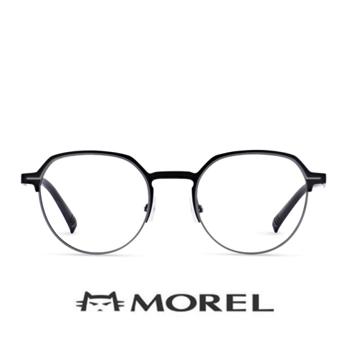 Morel Eyewear - Round - Black Gray
