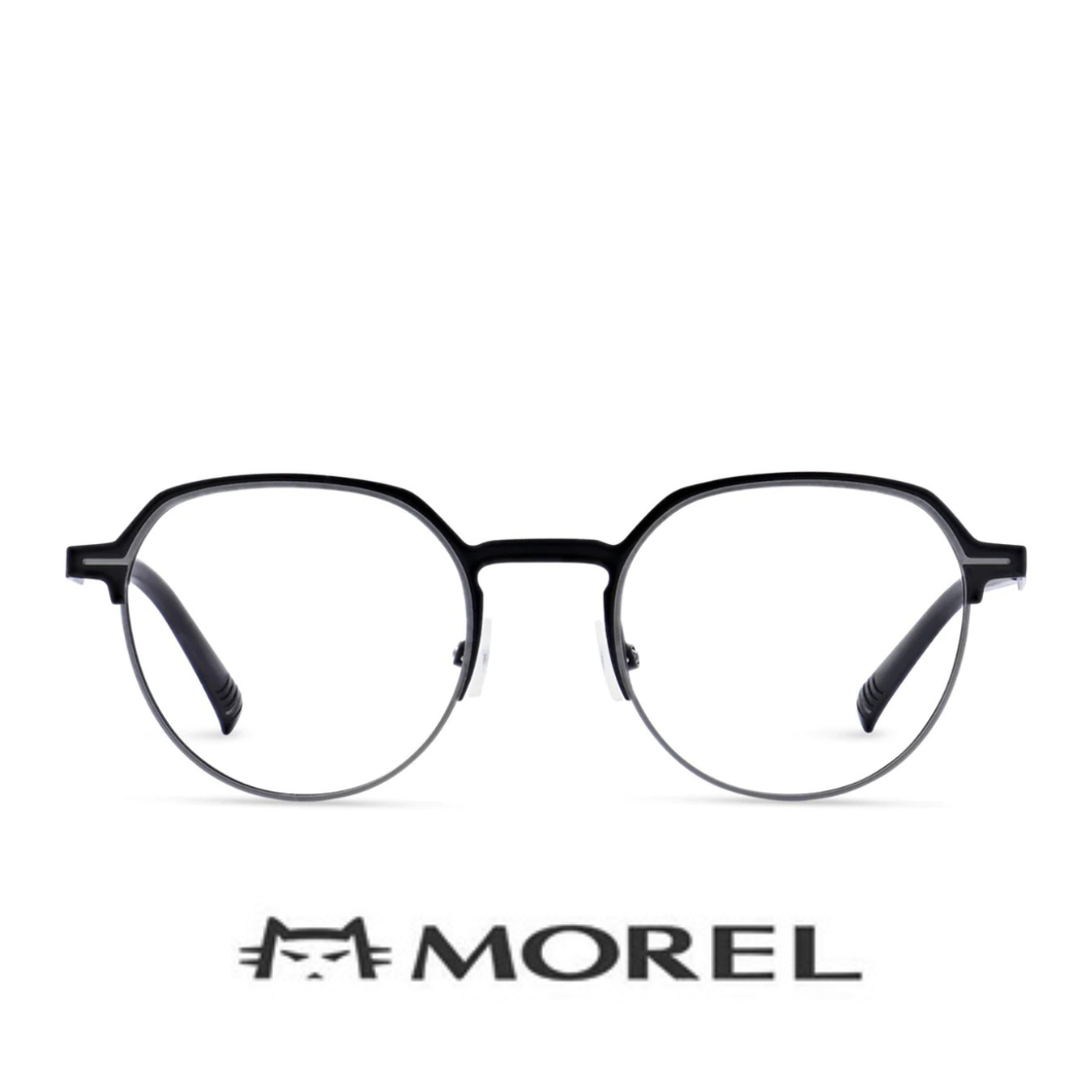 Morel Eyewear - Round - Black Gray