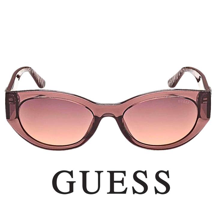 Guess - Oval - Shiny / Dark / Brown