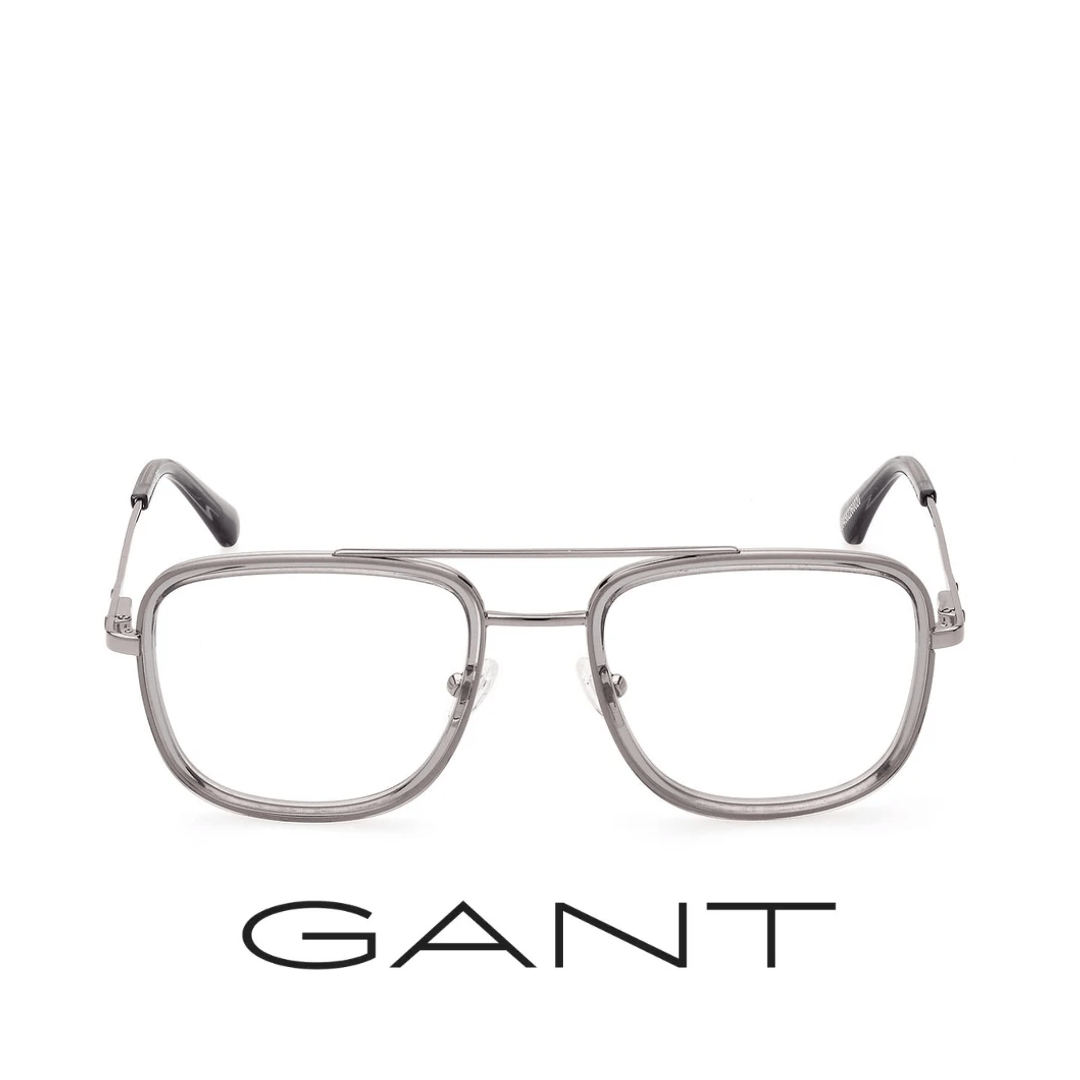 Gant Eyewear - Square - Double Bridge - Grey Silver