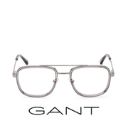 Gant Eyewear - Square - Double Bridge - Grey Silver