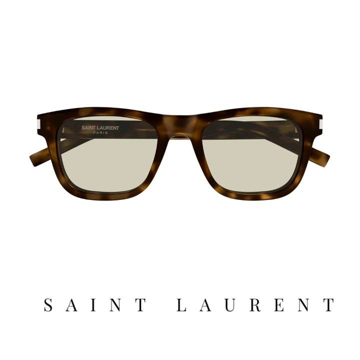 Saint Laurent - Unisex - Square - Havana
