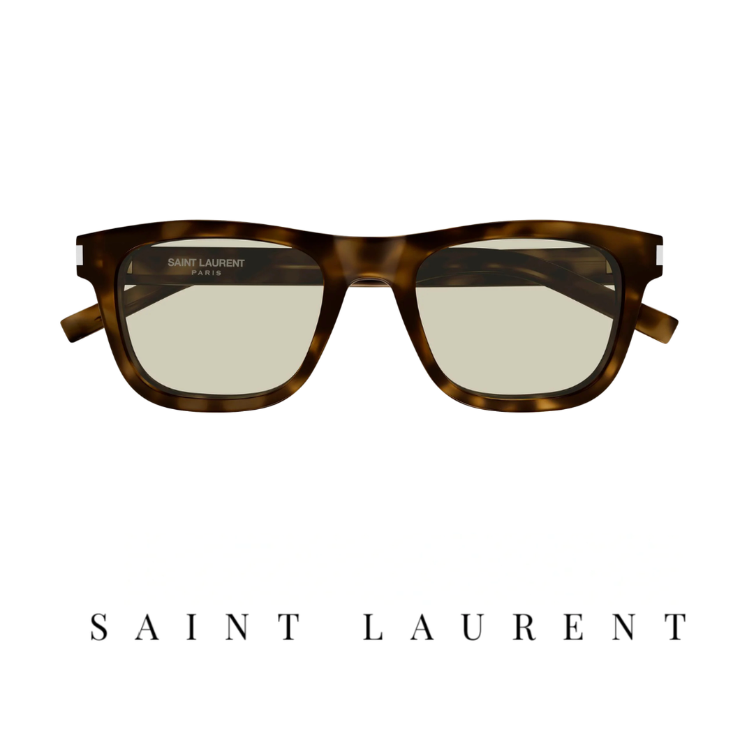 Saint Laurent - Unisex - Square - Havana