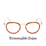 Ermenegildo Zegna Eyewear - Round - Blond Havanna Gold