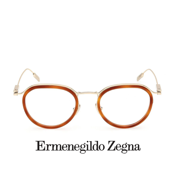 Ermenegildo Zegna Eyewear - Round - Blond Havanna Gold