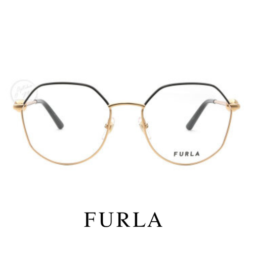Furla Eyewear - Geometric - Gold / Black