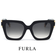 Furla - Square / Rectangular / Full Rim - Shiny / Black