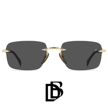 David Beckham - Rectangular - Rimless - Gold / Black