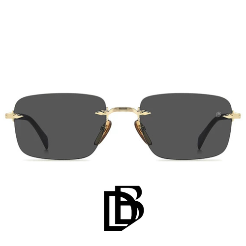 David Beckham - Rectangular - Rimless - Gold / Black