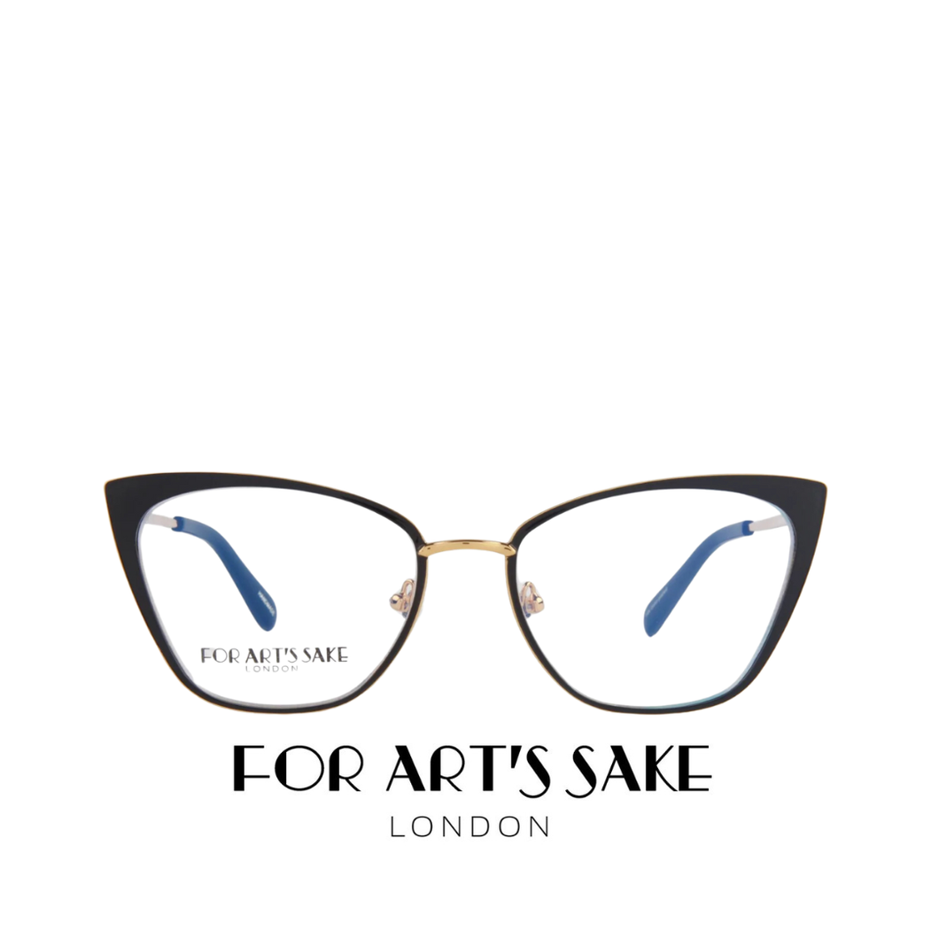FOR ART'S SAKE Eyewear - Stella Two - Cat Eye - Black Gold