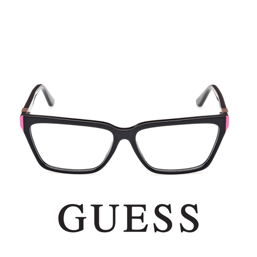 Guess Eyewear - Cat Eye - Black with Pink
