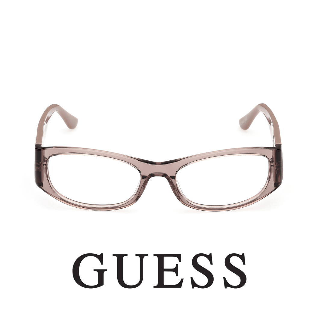 Guess Eyewear - Oval - Transparent Beige