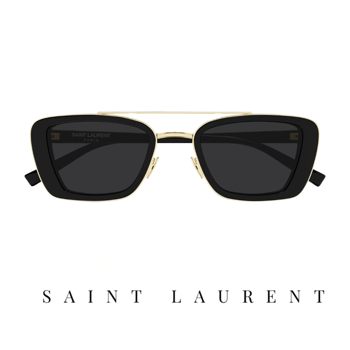 Saint Laurent - Square - Black/Gold