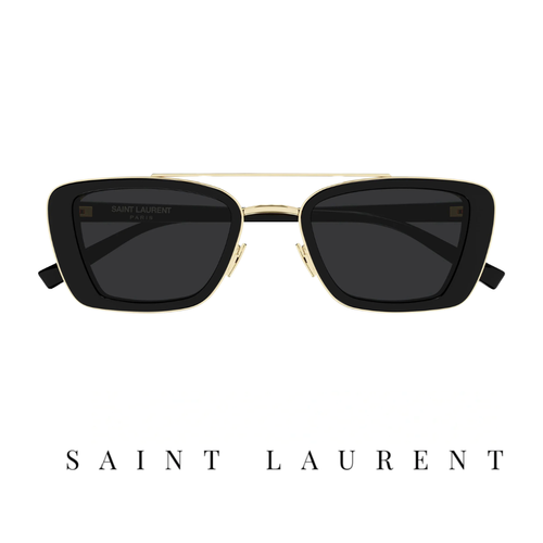 Saint Laurent - Square - Black/Gold