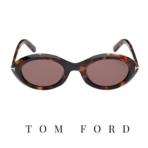 Tom Ford - Oval - Dark Havana
