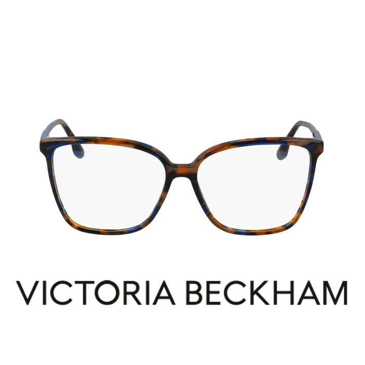 Victorija Beckham Eyewear - Square - Oversized - Blue Havana