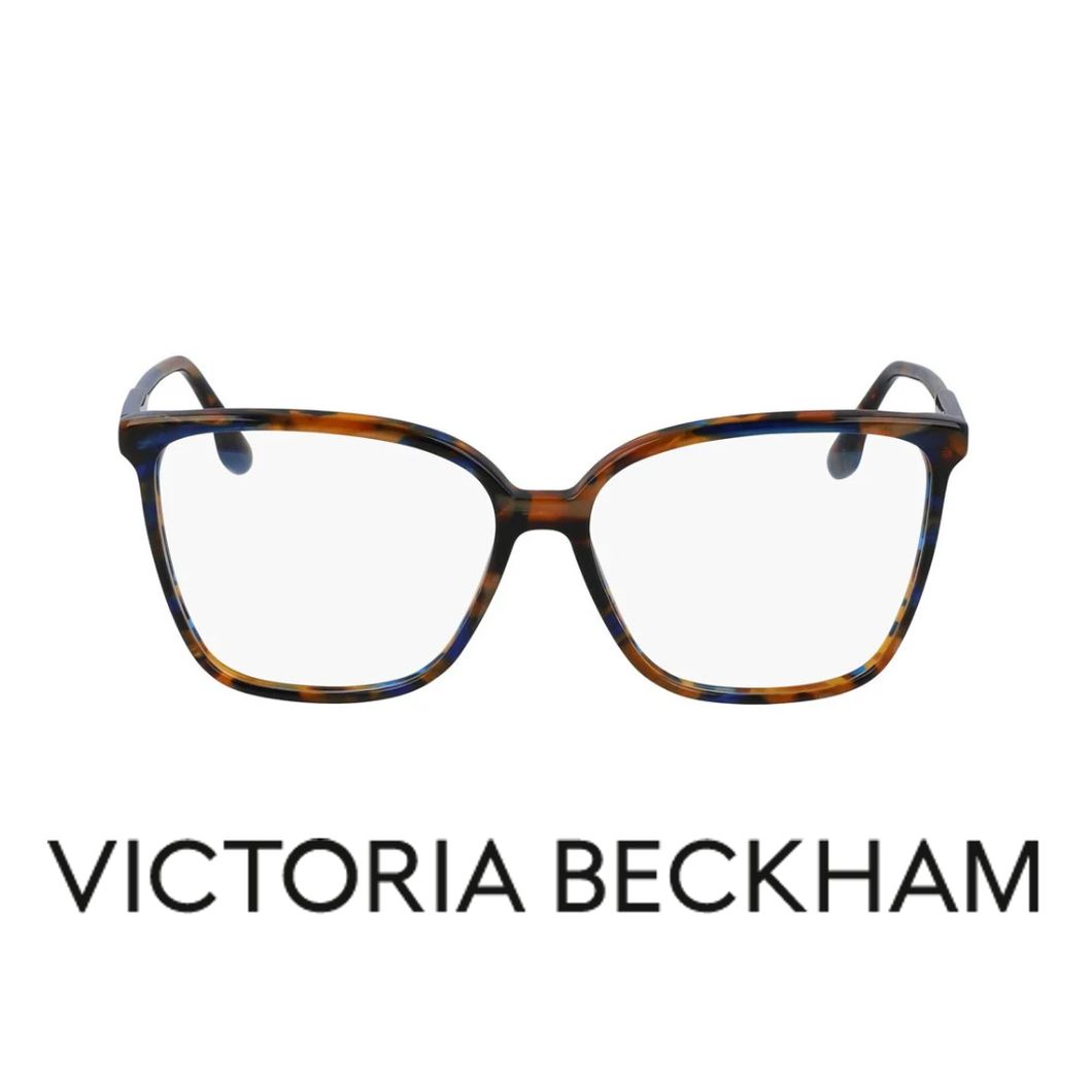 Victorija Beckham Eyewear - Square - Oversized - Blue Havana