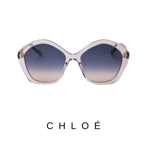 Chloé-Round/Square-Transparent Pink