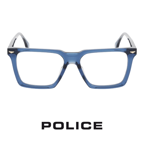 Police Eyewear - Supernova 8 - Transparent / Shiny / Blue