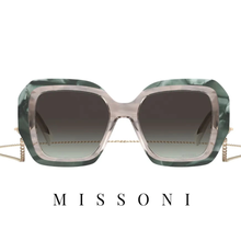 Missoni - Oversized - Square - Green / Striped / Beige