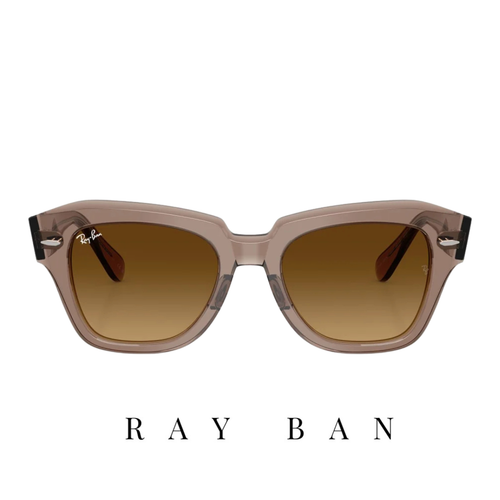 Ray Ban - 'State Street' - Transparent / Light / Brown