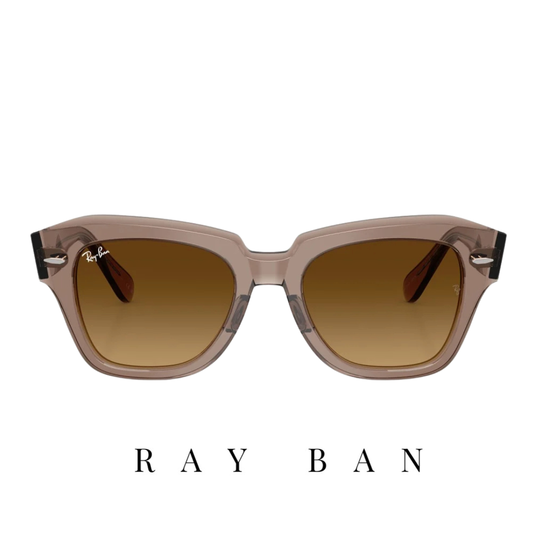 Ray Ban - 'State Street' - Transparent / Light / Brown