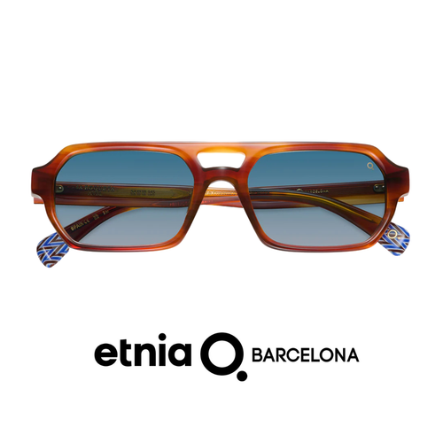 Etnia Barcelona - Sa Roqueta - Rectangle - Double Bridge - Polarized - Havana - Vintage