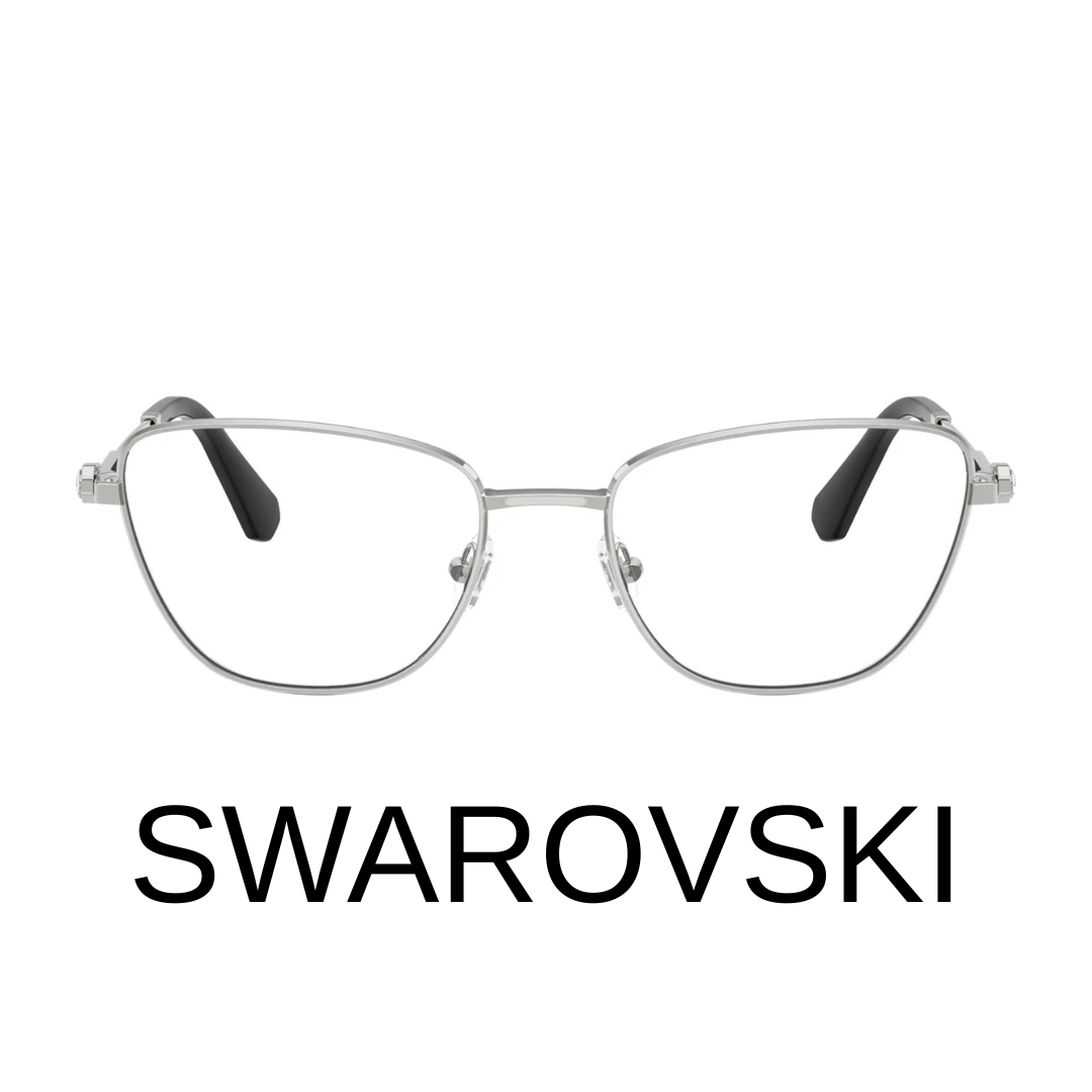 Swarovski Eyewear - Cat Eye - Silver