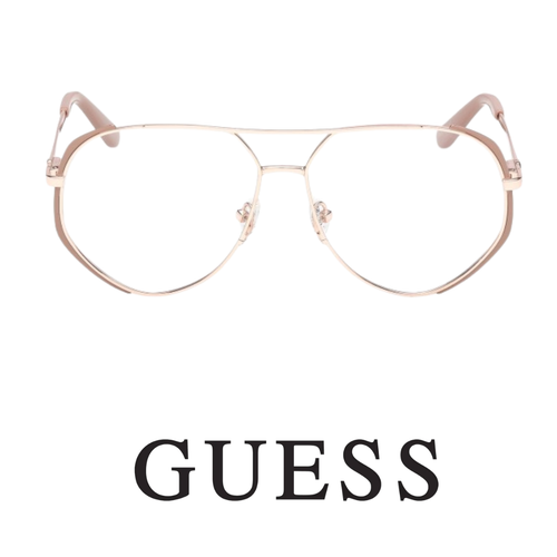 Guess Eyewear - Pilot - Shiny / Rose / Gold