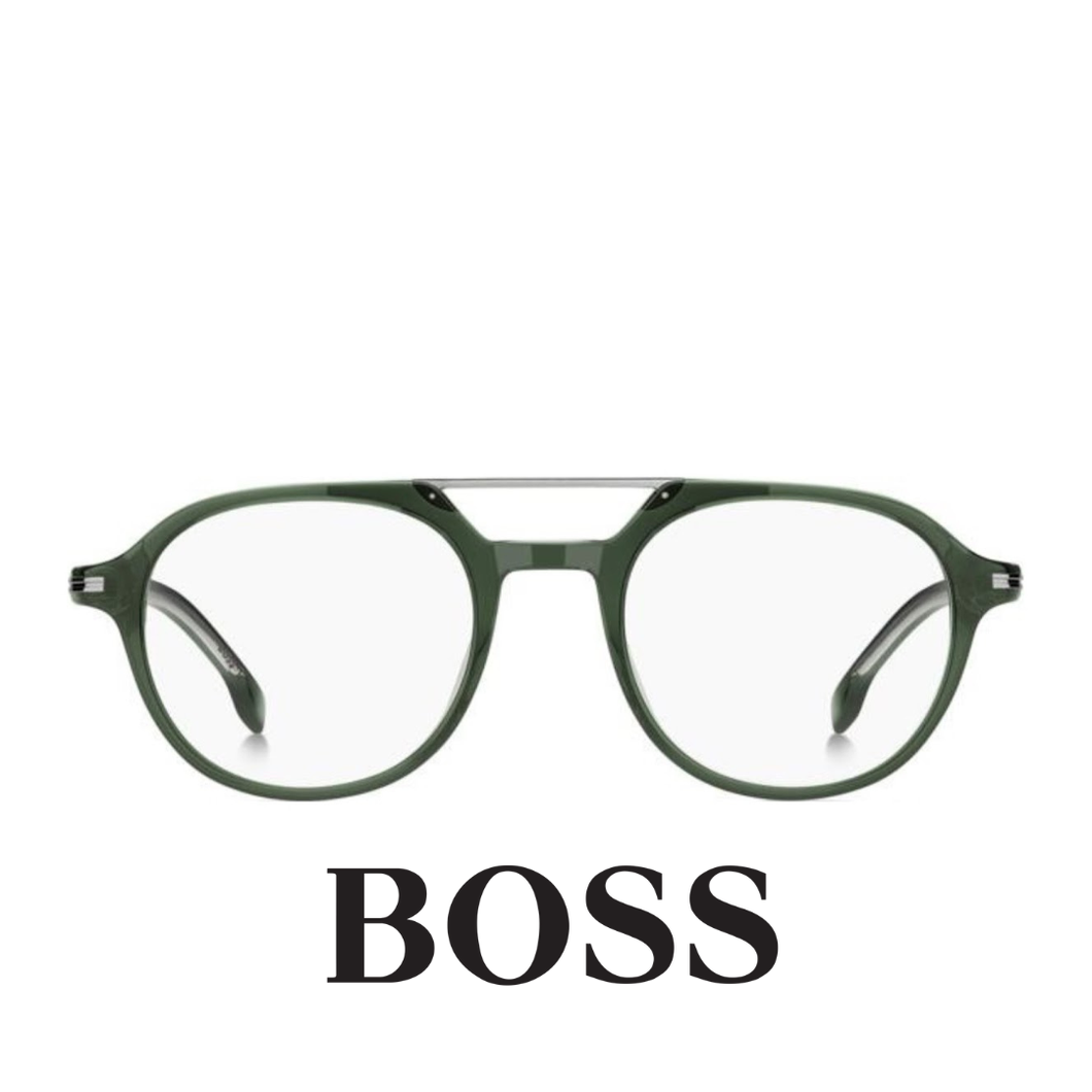 Hugo Boss Eyewear - Pilot - Transparent Dark Green