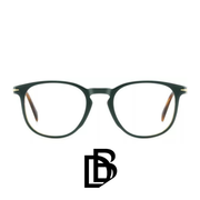 David Beckham Eyewear - Round - Green Stripped Brown