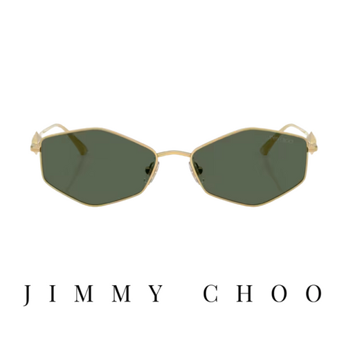 Jimmy Choo - Hexagonal - Gold/Green