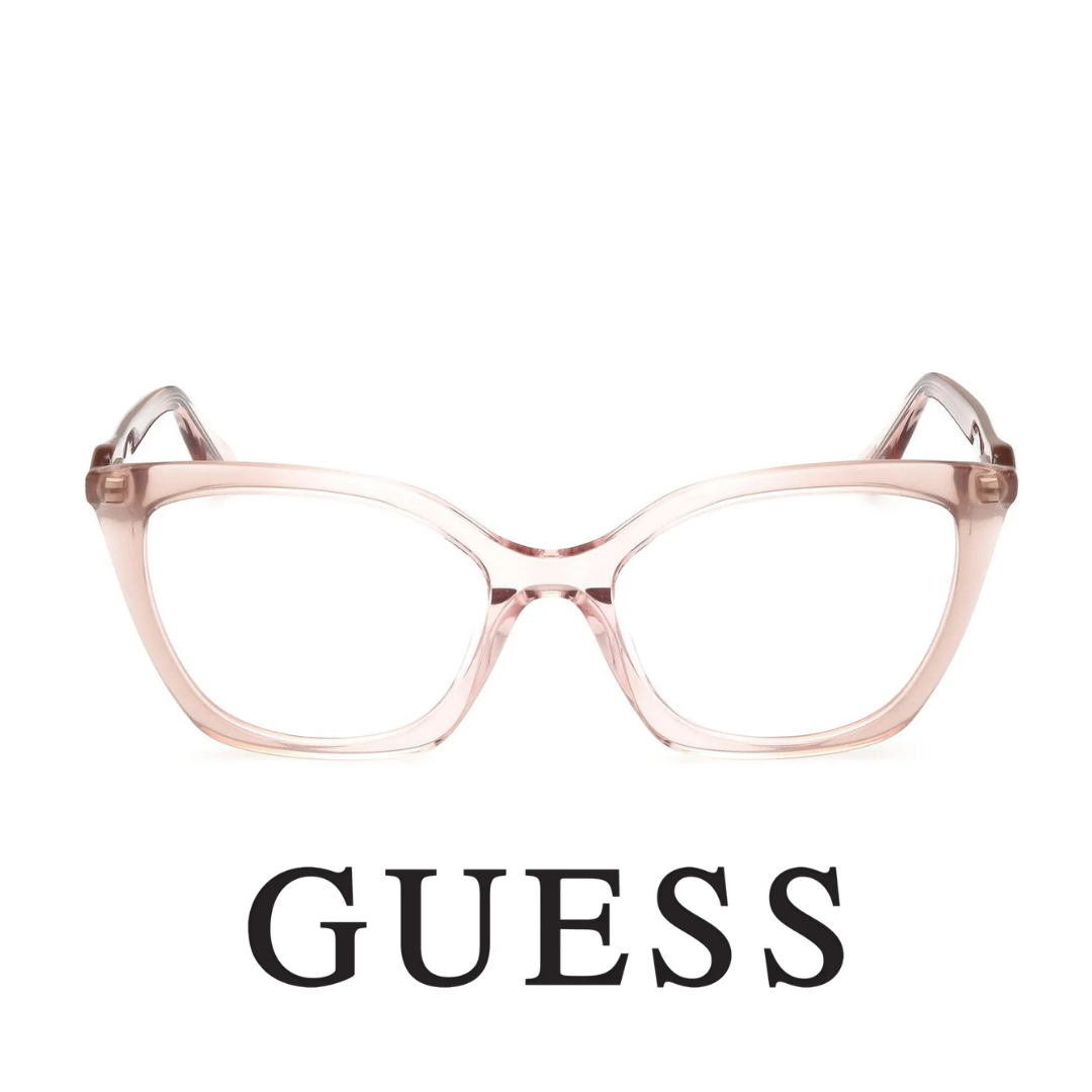 Guess Eyewear - Square - Transparent Beige
