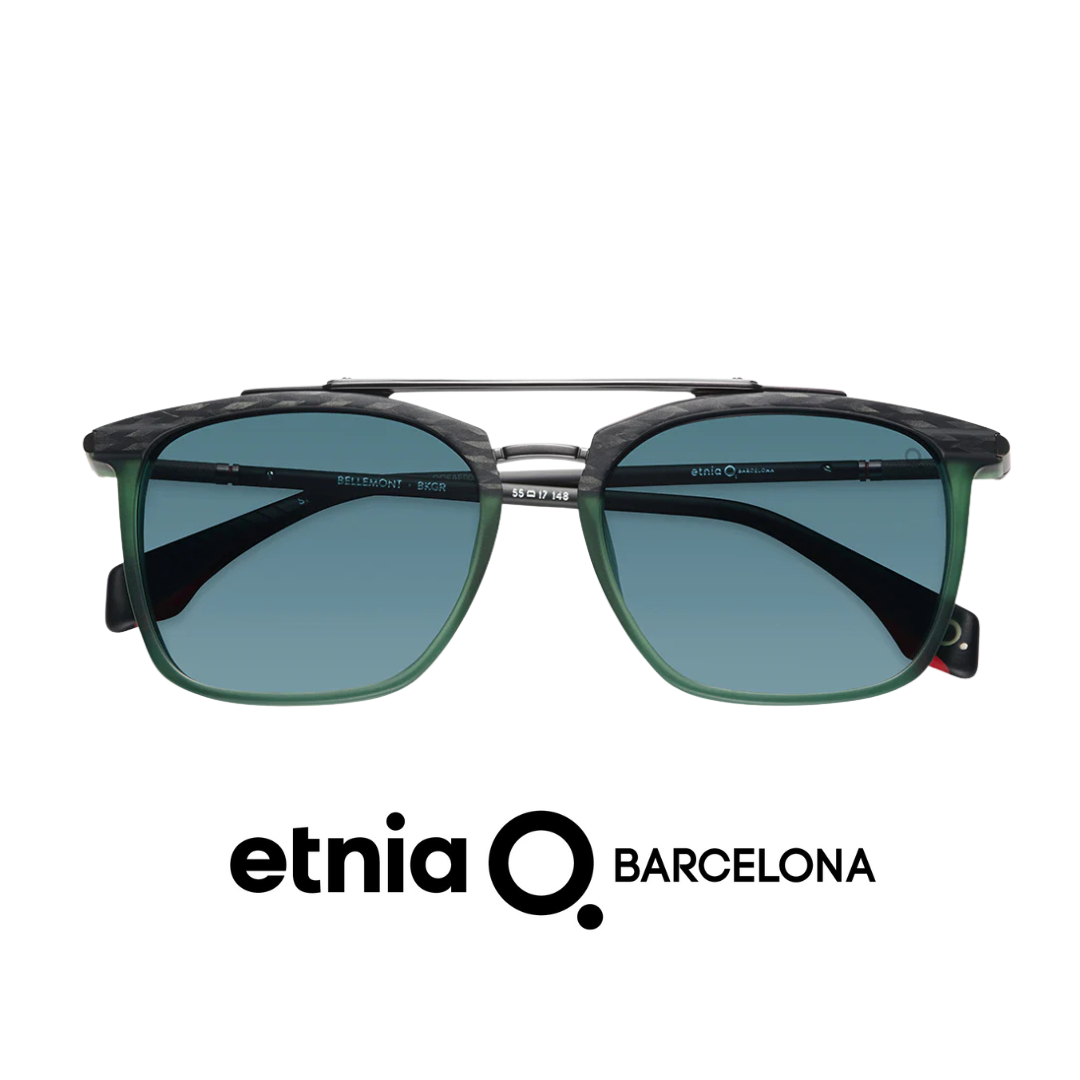 Etnia Barcelona - Bellemont - Rectangle - Double Bridge - Polarized - Black/Green