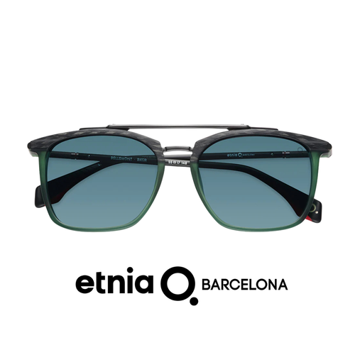 Etnia Barcelona - Bellemont - Rectangle - Double Bridge - Polarized - Black/Green