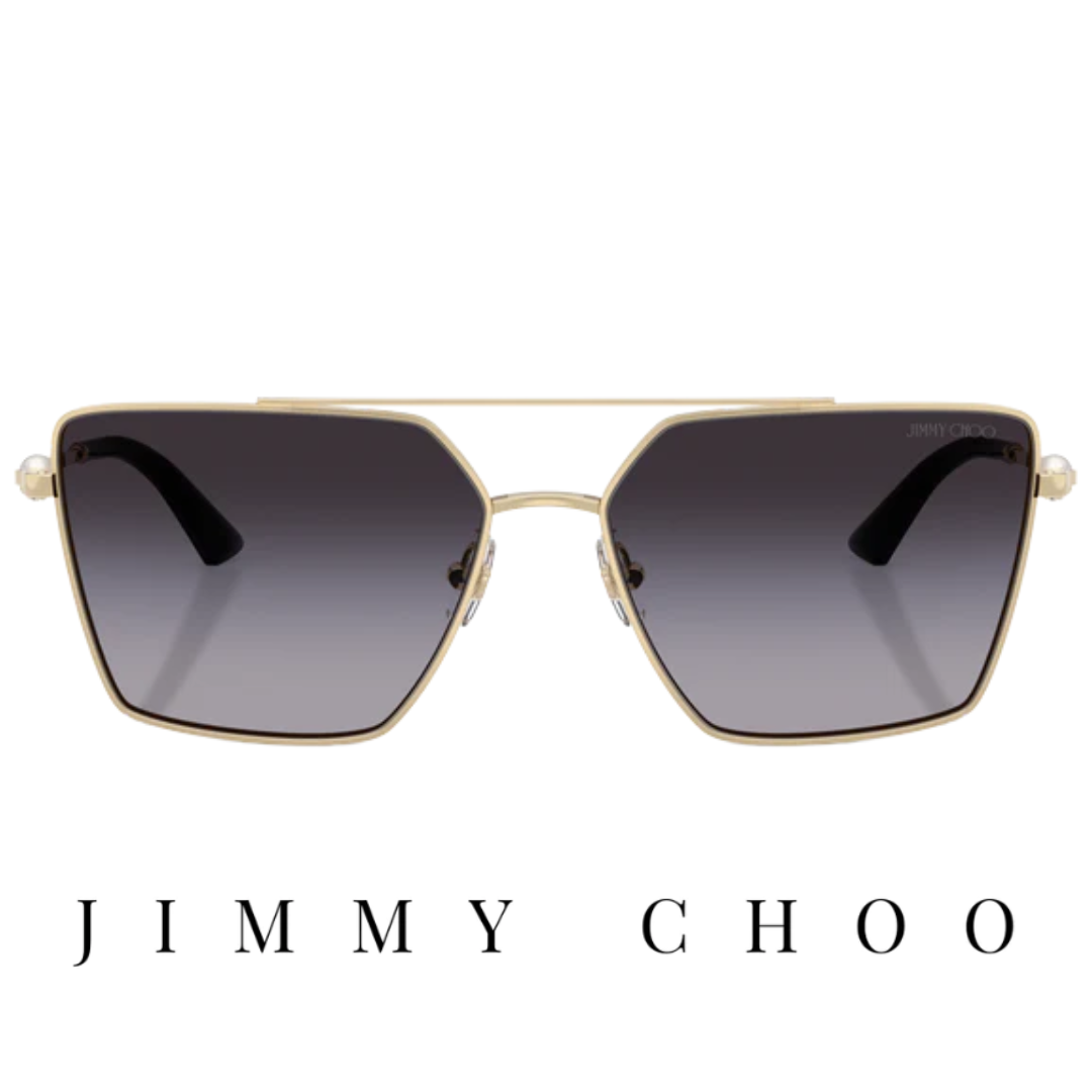 Jimmy Choo - Square / Pilot - Pale Gold