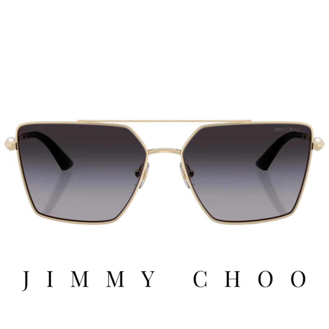 Jimmy Choo - Square / Pilot - Pale Gold
