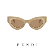 Fendi - Cat - Eye - Beige