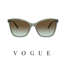 Vogue - Cat Eye - Transparent Mallard Green