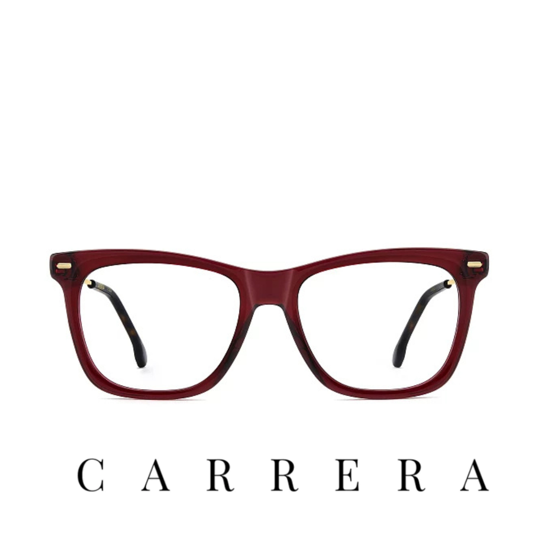 Carrera Eyewear - Square - Burgundy and Gold