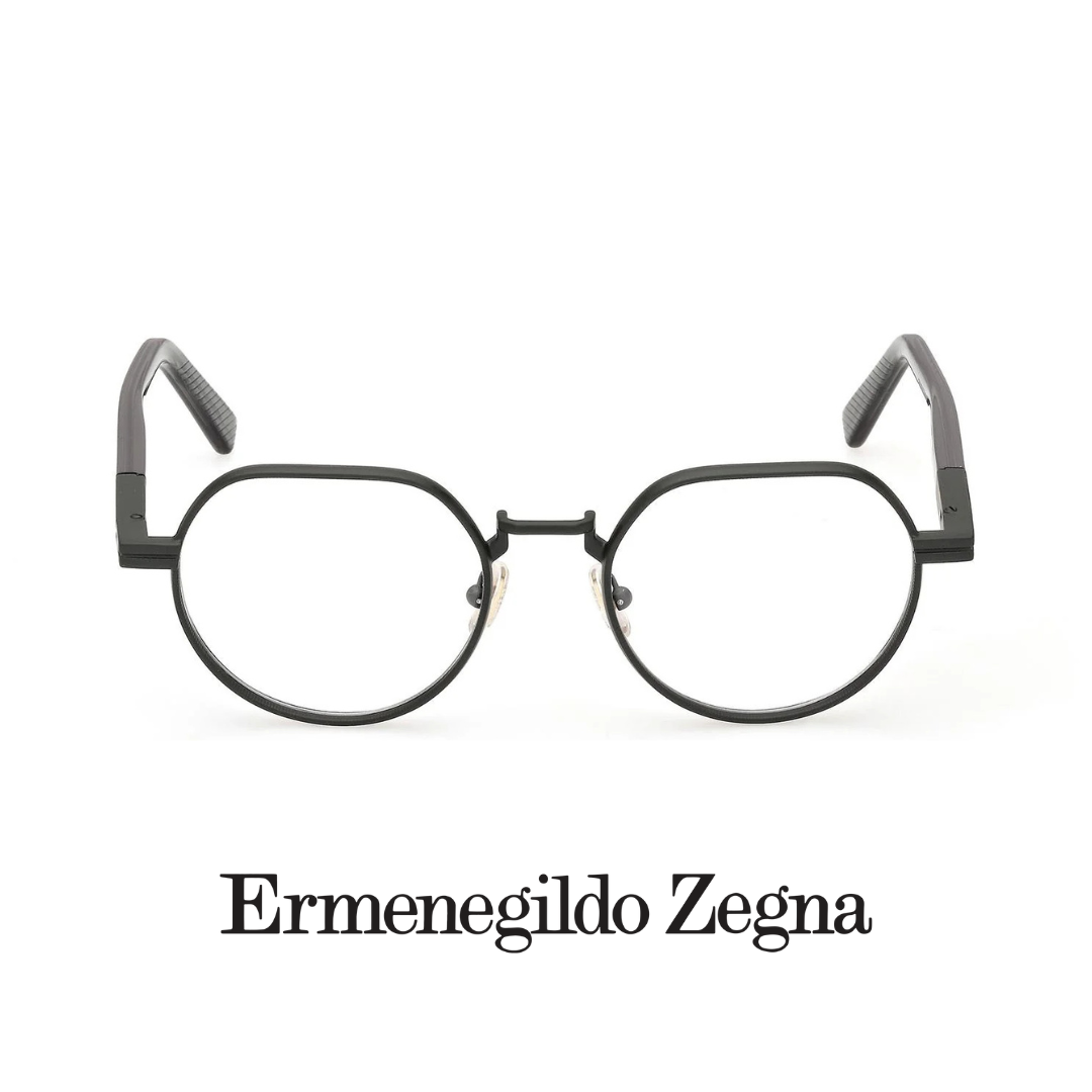 Ermenegildo Zegna Eyewear - Round Square - Matte Dark Green
