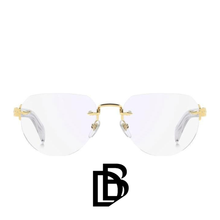 David Beckham Eyewear - Frameless - Gold Crystal