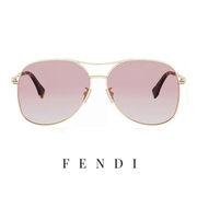 Fendi - Aviator - Gold/Rose