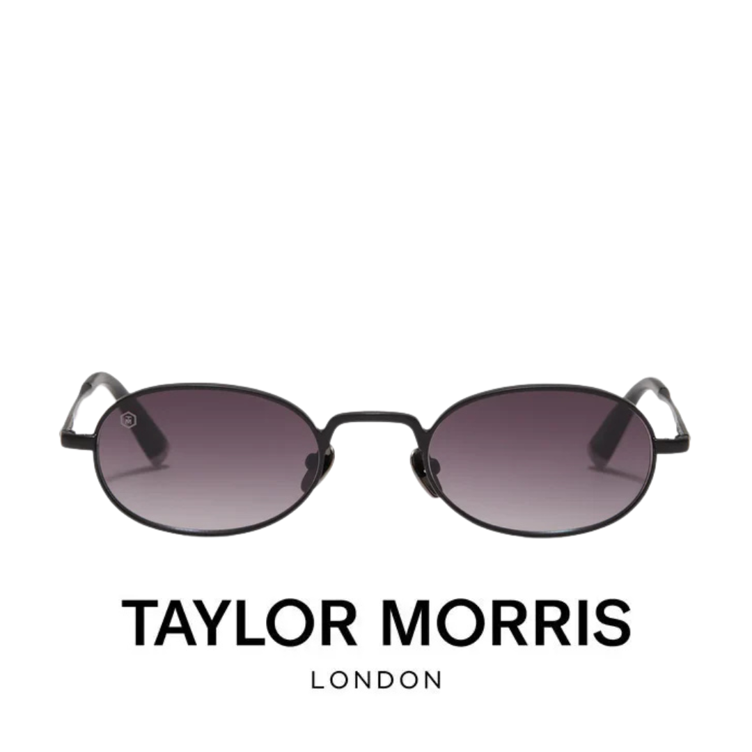 Taylor Morris - Oval -  Astoria - Matte Black - Unisex