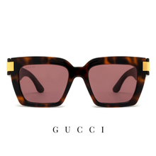 Gucci - Square /  Cat Eye - Havana