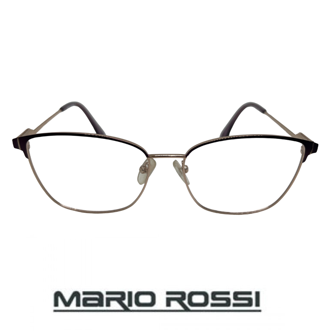 Mario Rossi Eyewear-Burgundy/Golden